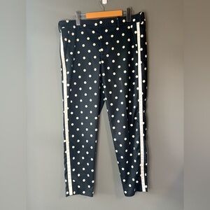 Polo Golf- Ralph Lauren, Black pants with White Polka Dots, size 10, Golf attire